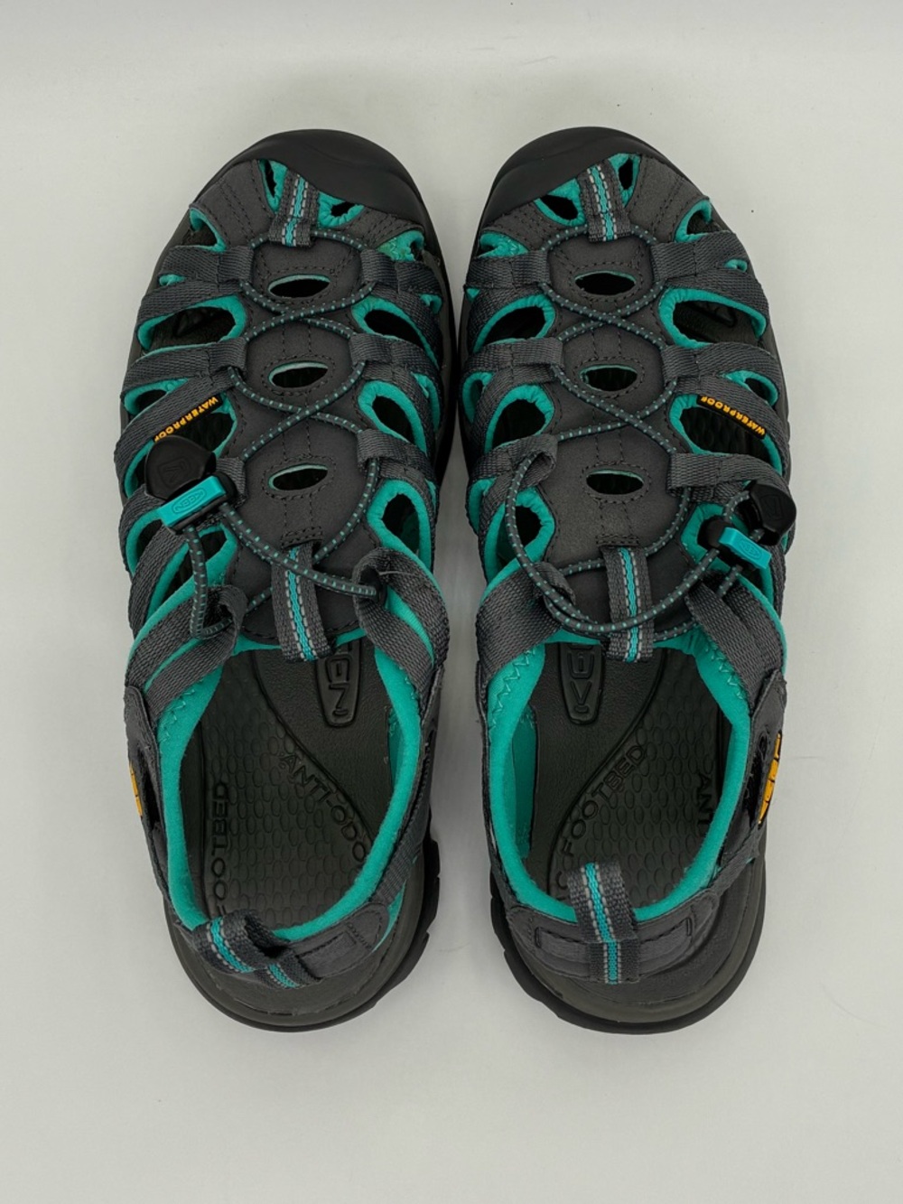 KEEN Women's Whisper Hiking & Walking Sandals in Dark Shadow/Ceramic | Size: 9 - Picture 9 of 15